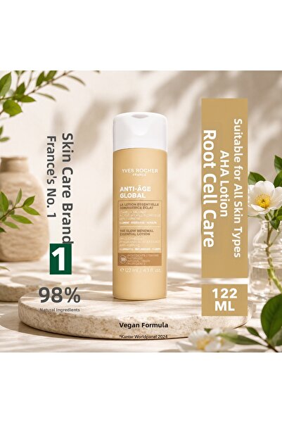 Yves Rocher Anti-Aging Skin Brightening, Renewing and Plumping Lotion 122 ml