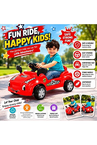 Muhcu Home My First Pedal Car Fun-Filled Ride for Little Drivers - 4-Wheel Car