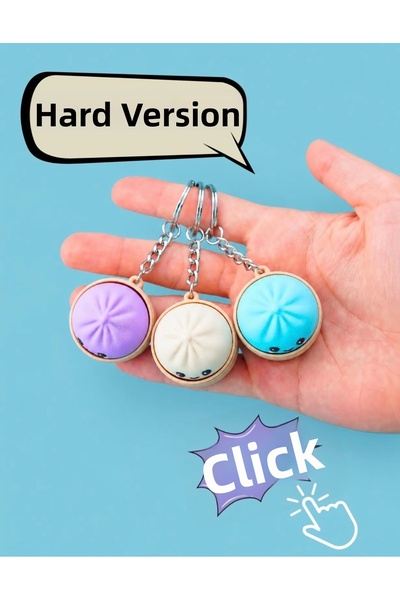 You Toys 1 Piece Surprise Color Chinese Dumpling Keychain with Clicker (Hard ...