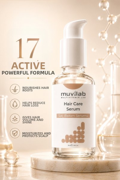 muvilab Fast Hair Growth Anti-Hair Loss Serum Intensive Repair Herbal Natural Hair Care Complex Strengthening Anti-Loss