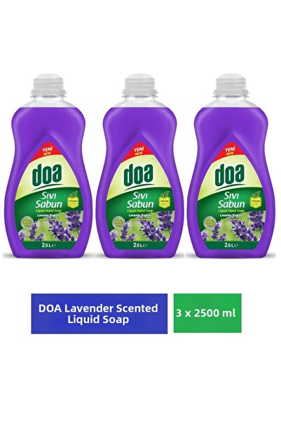 Doa Liquid Soap Lavender 2.5 Lt X 3 Pieces