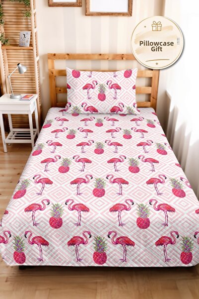 Evimde Bambaşka Set de lenjerie de pat pentru cameră pentru adolescenți Pink ...