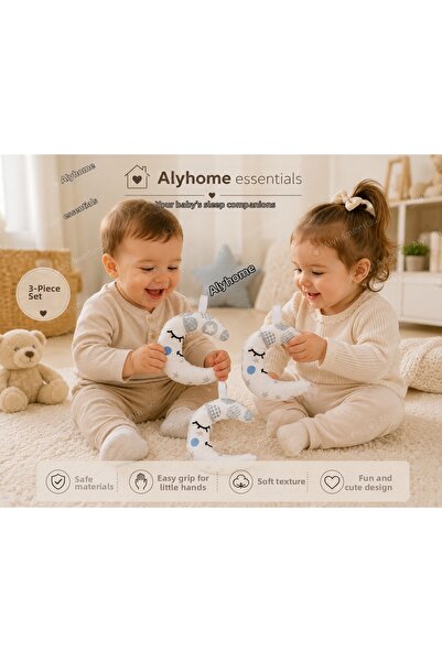 Alyhome مجموعة من 3 ألعاب زخرفية للأطفال والرضع