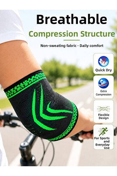 Mestore Sports Elbow Brace Elbow Protector Compression Breathable Flexible Su...