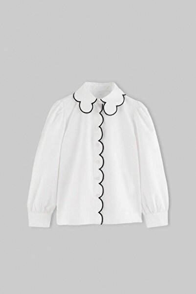 TRENDYOLKIDS Cămașă lungă ecru TKDSS26GO00012