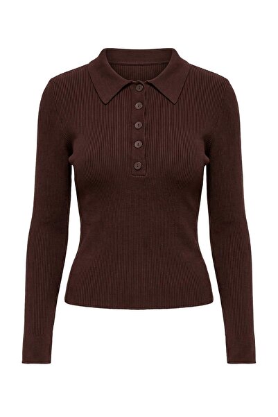 Trendyol Collection Wardrobe Essentials Brown Premum Yarn/Special Yarn Patche...