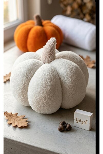 oiphome Λούτρινο κολοκύθι ECRU 30 εκ. ΥΠΕΡΟΧΟ ΧΡΩΜΑ