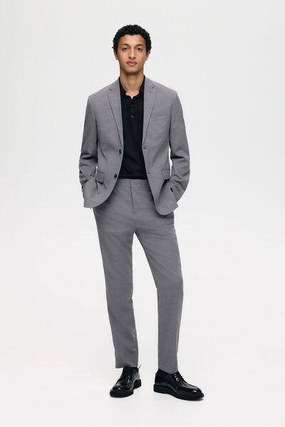 H&M Tek Sıra Düğmeli Ceket Slim Fit