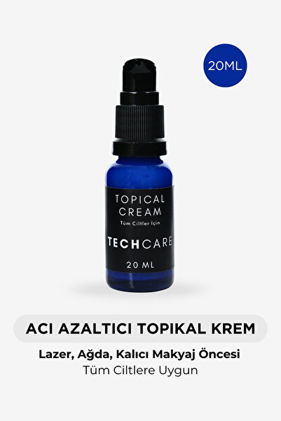 Tech Care Acı Azaltıcı Care Cream-Topical Cream Lazer Epilasyon Ağda Dolgu Pr...