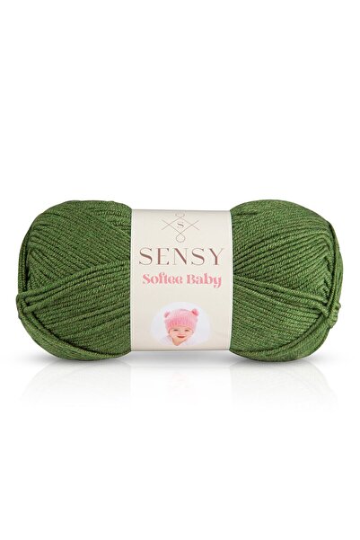 SENSY Premium Softee Baby El Örgü Ipi Bebek Ipi Hırka Atkı Bere Patik Bebek B...