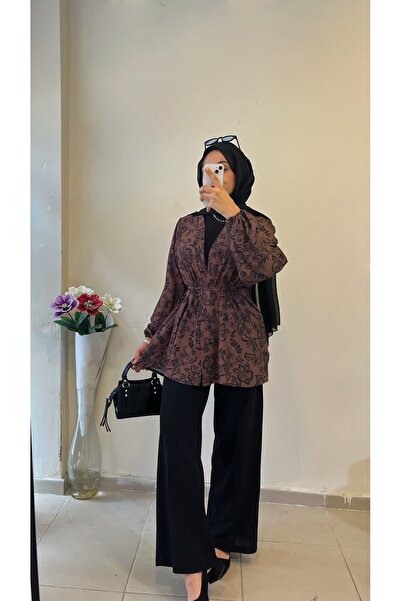 DİLEKBUTİK yazlık desenli kimono