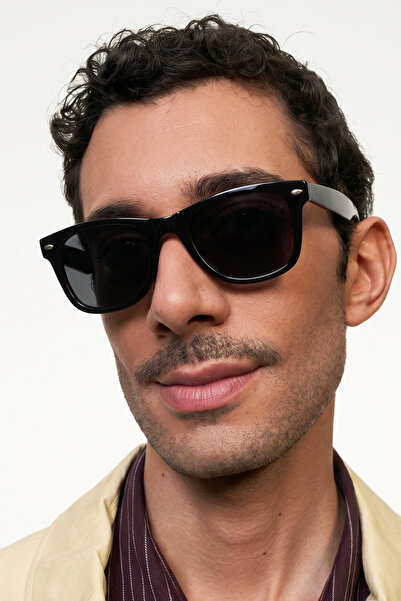 Wayfe Siyah Unisex Güneş Gözlüğü