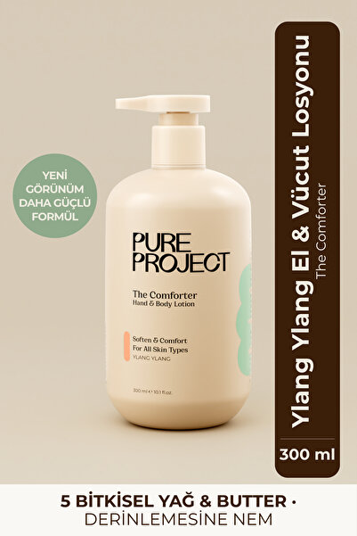 Pure Project Ylang Ylang El & Vücut Losyonu 300 ml | Kuruluk Karşıtı & Uzun S...