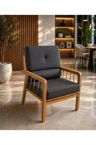 larissa design AHŞAP BERJER-KOLTUK