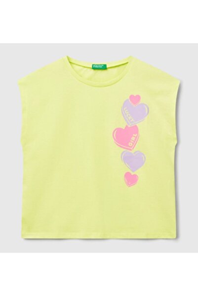 United Colors of Benetton Girls' 3Jerc10Pb Bnt-G T-Shirt Gkb0060