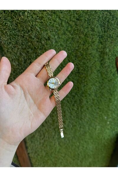 rubsey Öztel Vintage Minimalist Hasır Kordon Vintage Kadın Kol Saati