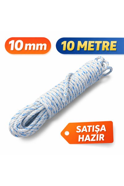 Trendhouse68 12 mm Thick 10 Meters Long Nylon Rope – Durable and Multi-Purpose Rope Tether