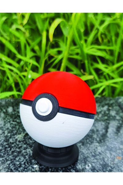Matrak Şeyler Poke Topu Büyük Boy Dekoratif Pokemon Figürü Aksesuar (Sergi St...