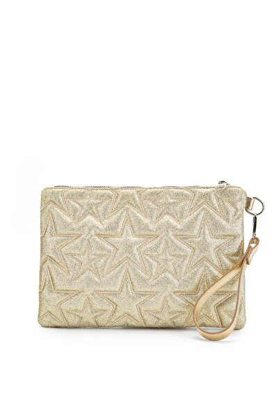 RumyaCollection Ženska zlatna svetlucava clutch torba, elegantna večernja tor...