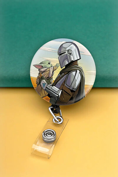 Apptakı Mekanizmalı Metal Buton Yoyo Yaka Kartığı Kart Tutucu Yoyo Kartlık - ...