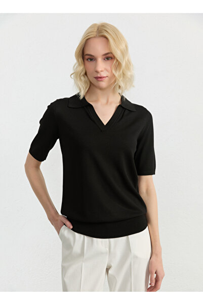 Selen Siyah Kadın Bluz 26YSL8346
