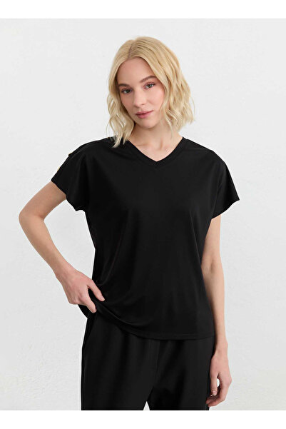 Selen Siyah Kadın Bluz 26YSL8473