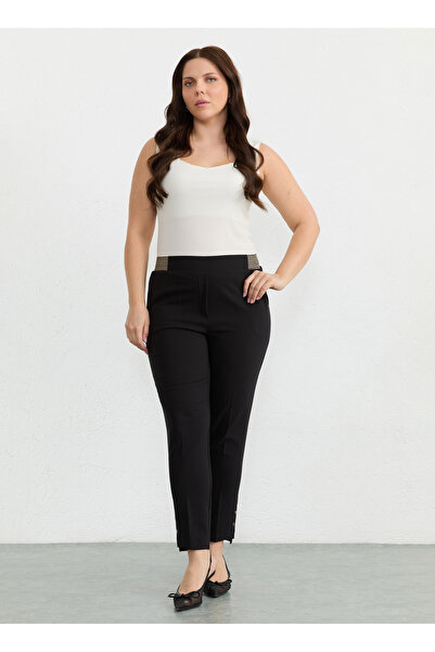 Selen Siyah Kadın Pantolon 26YSL5572