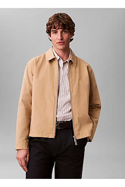 Calvin Klein LS COTTON DOBBY BLOUSON JKT