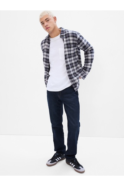 GAP Erkek Lacivert Straight Fit Jean Pantolon