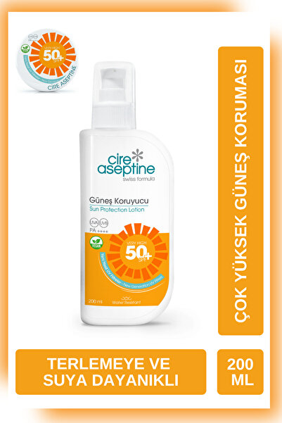 CIRE ASEPTINE Güneş Koruyucu 50 SPF 200ml