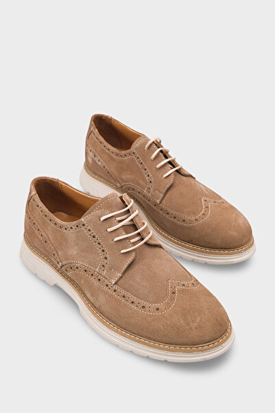Capone Outfitters Joachim Genuine Leather Suede Lace-Up Inside Genuine Leathe...