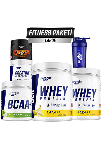 Proteinocean Fıtness Paketi Large - Muz Yeşil Elma