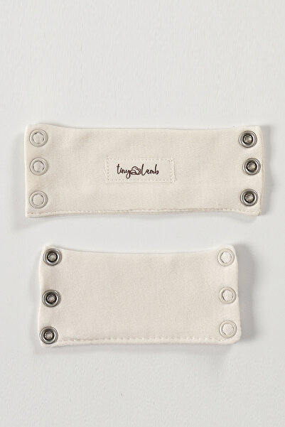 tinylamb Bebek Bodysuit Taş Renk Uzatma Aparatı 2 Adet (Kısa ve Uzun) %100 Pa...