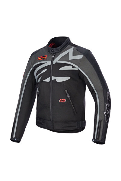 Alpinestars Axton Korumalı Motosiklet Montu Siyah Antrasit
