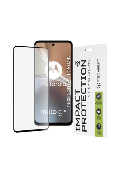 Techsuit Protecție de ecran Motorola Moto G32 - 111D Acoperire completă / Sti...