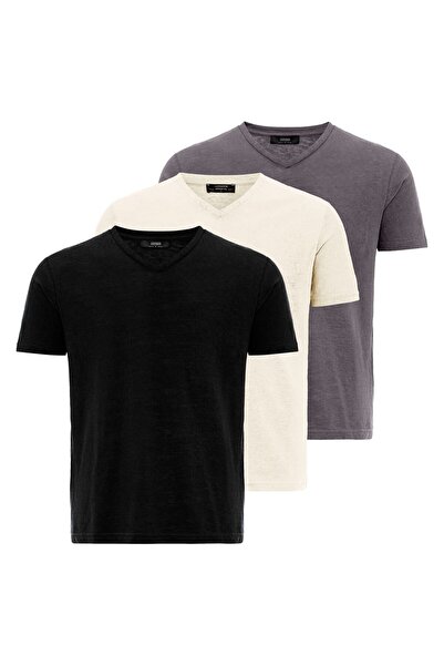 S13 Store 3-pack basic v-neck t-shirt