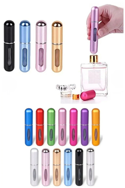Genel Markalar 1 Adet Taşınabilir Cep Parfüm Şişesi Doldurma Atomizer Çantalı...