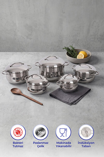 Bonera GLOBUS 10 PRÇ STANDARD SET (18-20-22-24-28) - SILVER
