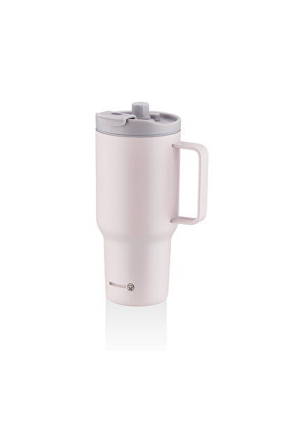 KORKMAZ Freedom 1 Litre Pembe Pipetli Bardak Termos A5577-1