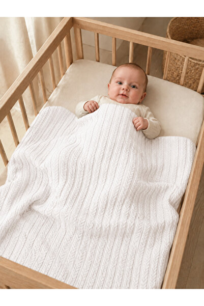 WELY HOME BABY TEKSTİL 100% Cotton Knitted Baby & Kids Pique 90X110 cm