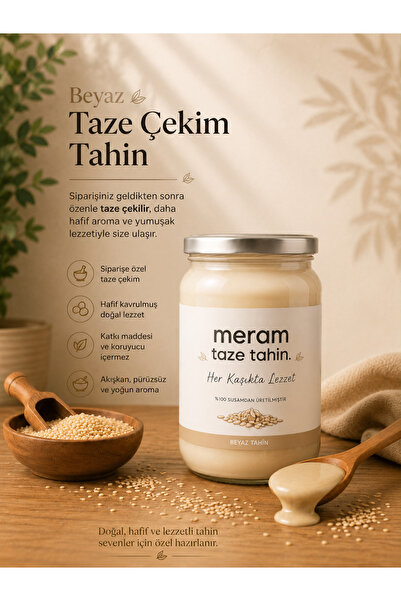 Meram Taze Tahin 1 KG Beyaz Tahin