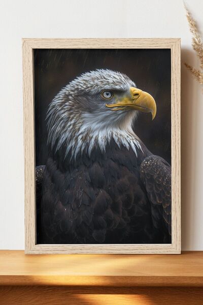 Luna Marissa Αφίσα Eagle - Αφίσα ψηφιακής τέχνης από χοντρό χαρτί χωρίς πλαίσιο