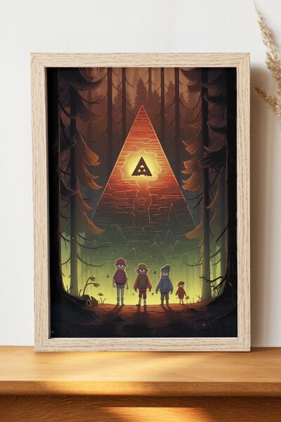 Luna Marissa Αφίσα Gravity Falls - Αφίσα τοίχου από γυαλιστερό χαρτί χωρίς πλ...