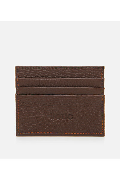 Hotiç Genuine Leather Brown Men's Wallet
