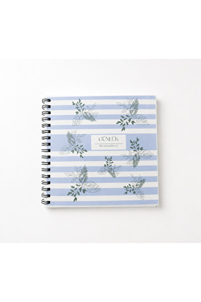 Kapudan Günlük Planlayıcı / 60 Yaprak (120 Sayfa) 15 X 15 Cm Boyut Pvc Kaplam...