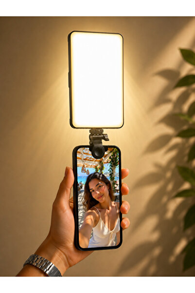Coverzone LED Fill Light 10W 4000mAh, 3000-6500K Ayar, 3 Renk Modu, Taşınabil...
