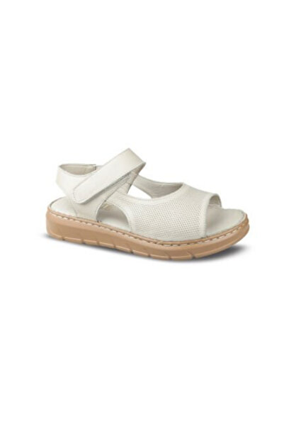 Ceyo Women's Genuine Leather Sandals Orthopedic Comfortable Velcro Breathable...