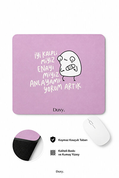 Duxy Χιουμοριστικό Mouse Pad, 23x19 εκ., Αντιολισθητική βάση, Άνετο και μαλακ...