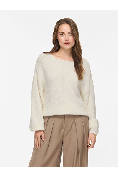 VILA Strickpullover VIMARLEY U-Boot-Ausschnitt