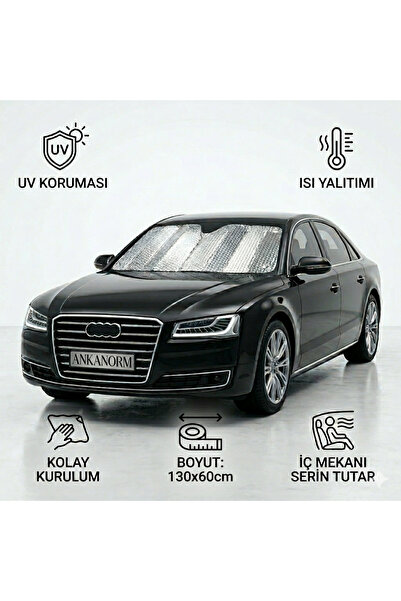 Ankanorm Araba Ön Cam Güneşliği Araç Içi Metalize Alüminyum Katlanabilir Oto ...
